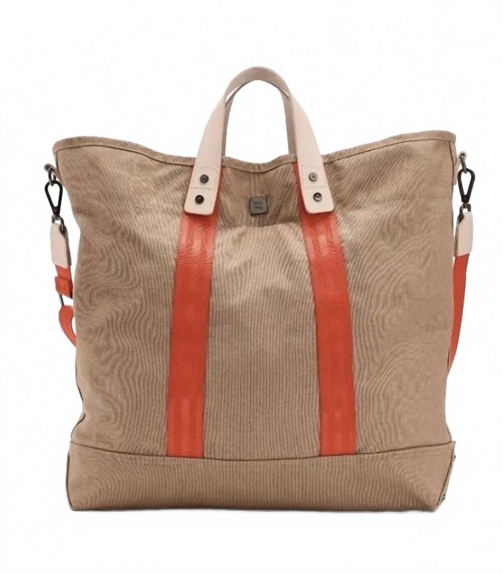 NEW THINK ROYLN daydream tote in sandcastle canvas